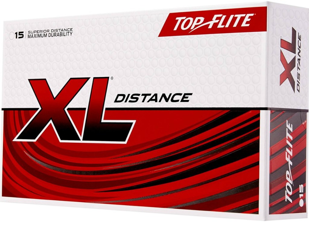 Top Flite brand golf balls in 15 pack