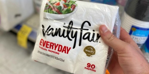 Vanity Fair Napkins 90-Count Only $1 Each at Walgreens + More