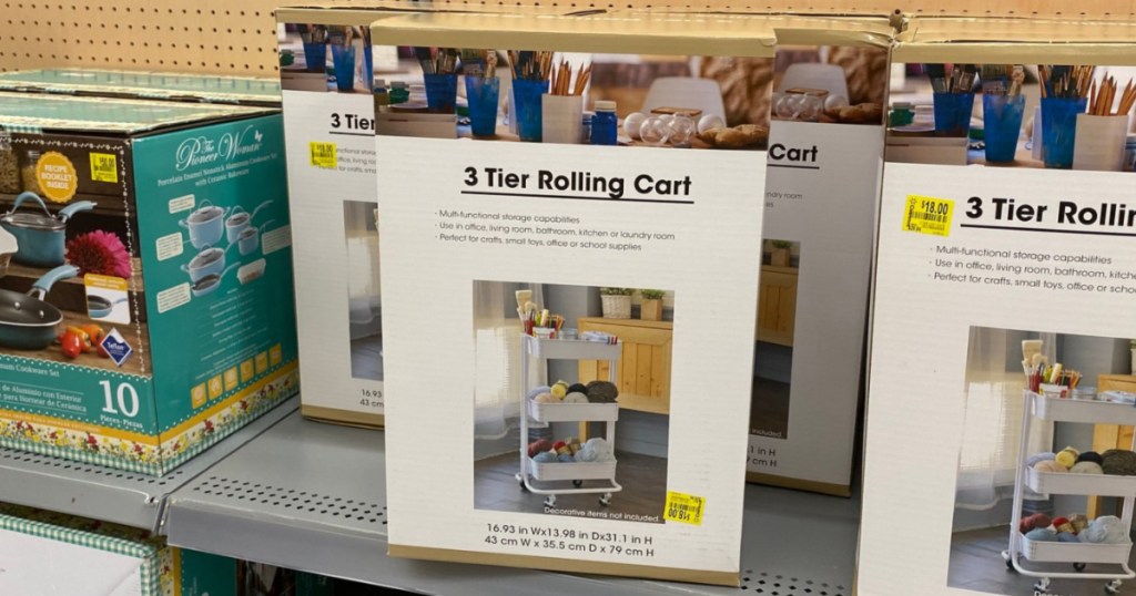 Walmart 3 Tier Rolling Cart