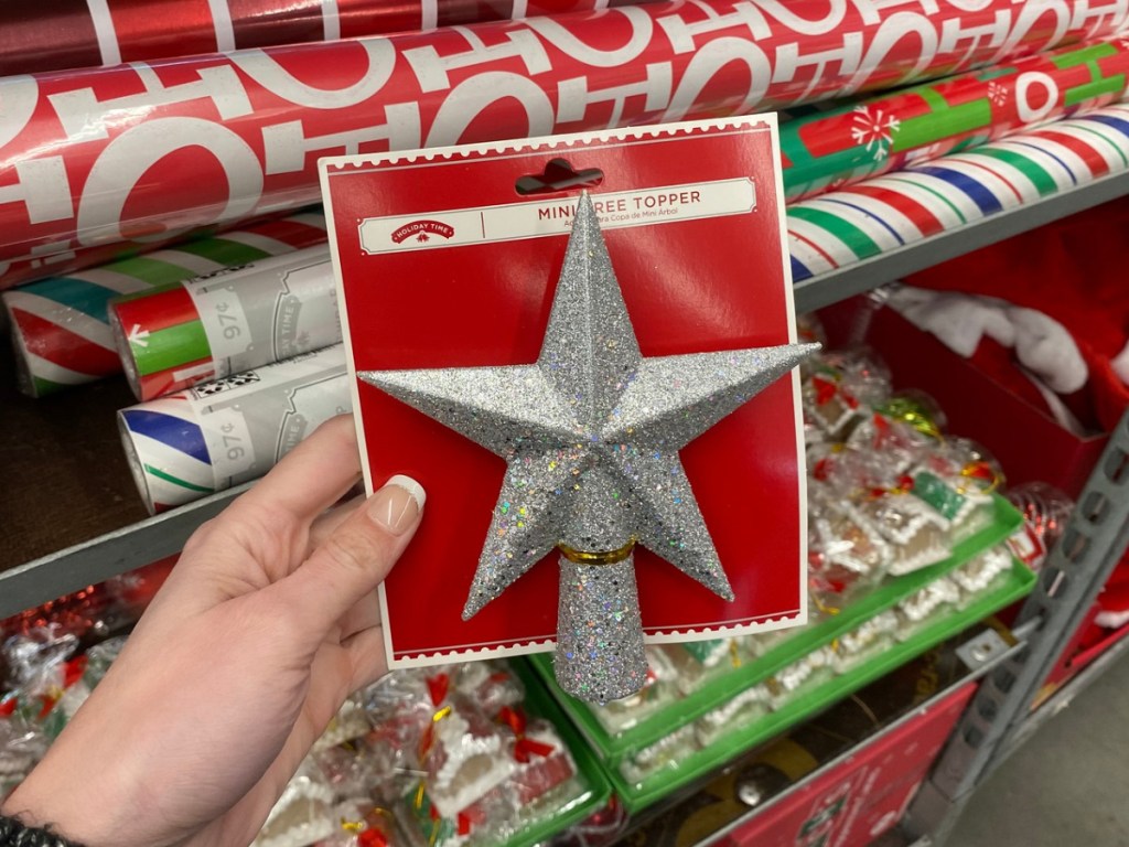 Holiday Time Mini Tree Topper Walmart 