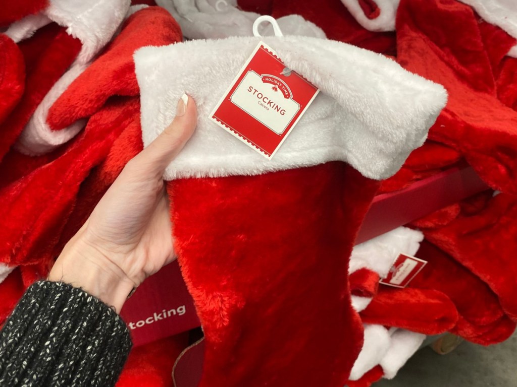 Holiday Time Red Stocking Walmart 