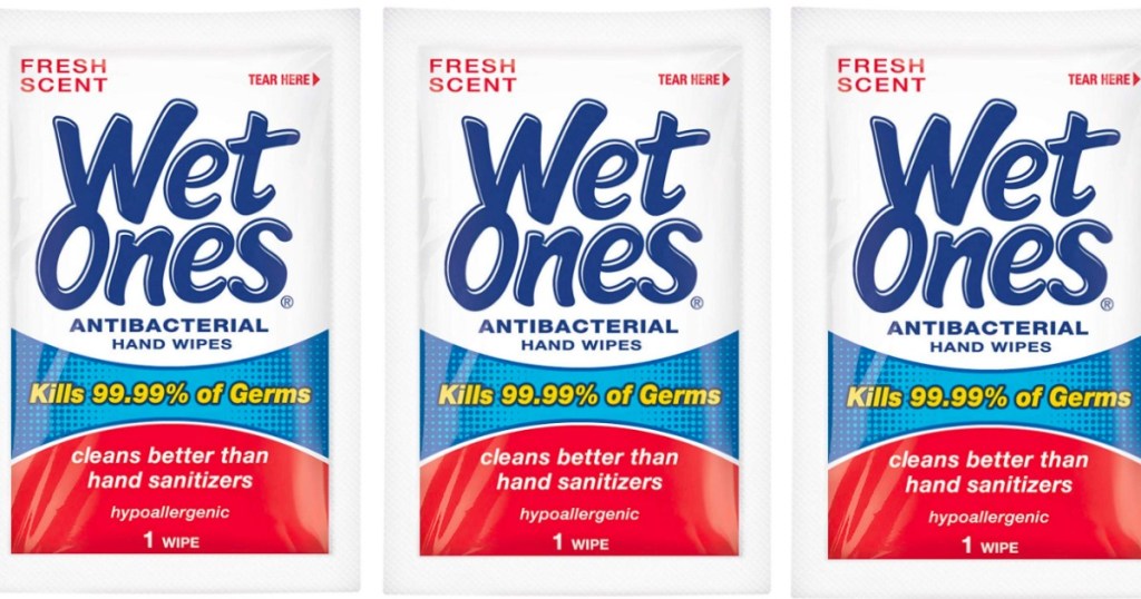 Wet ones wipe packs