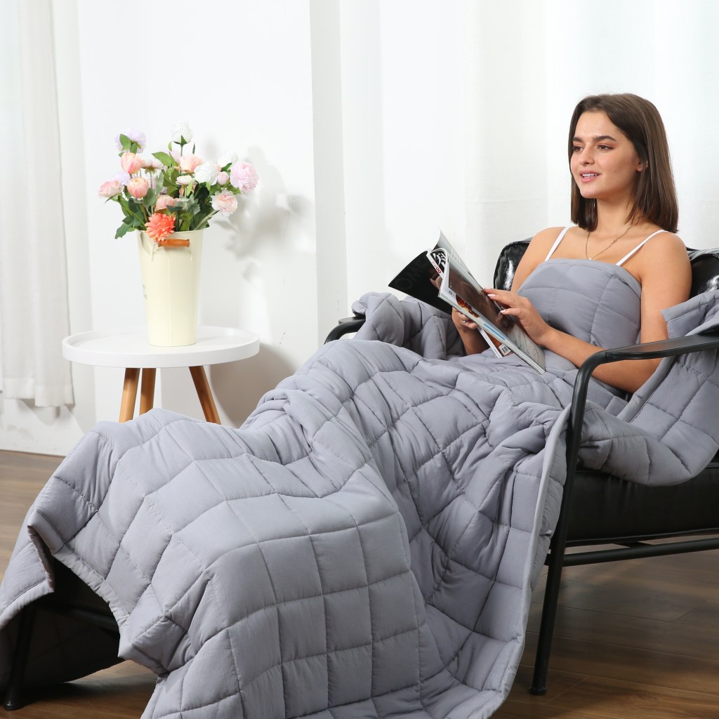 Sleep Mantra Weighted Blankets w/ Washable Cover as Low as $35.99