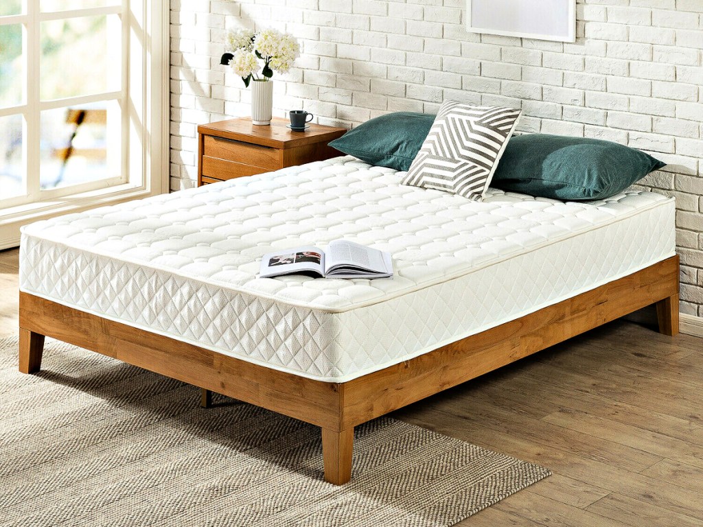 zinus pocketed spring 8 inch classic mattress twin