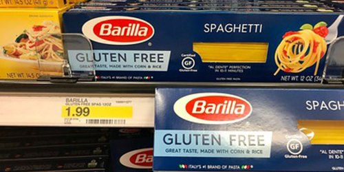 New $1/1 Barilla Coupon = Gluten-Free Pasta Only 99¢ at Target
