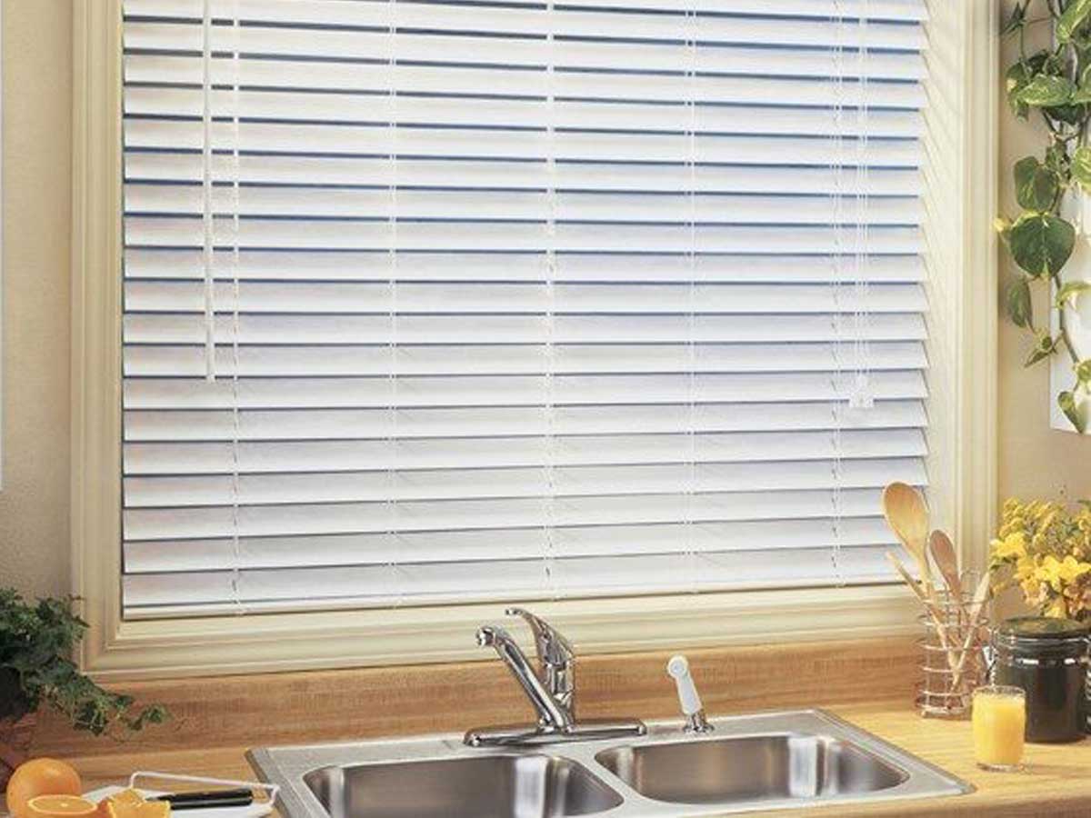 Buy One Get One FREE Blinds Shades Free Shipping   Blinds Above Kitchen Sink White 