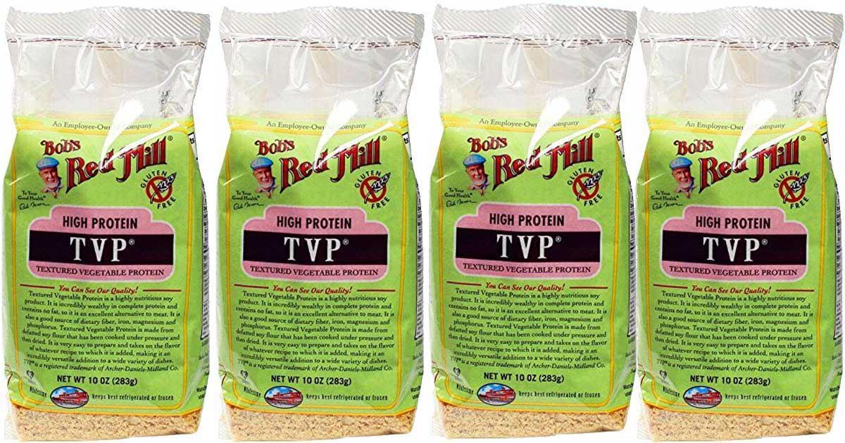 Bob S Red Mill Vegetable Protein 4 Pack Only 7 Shipped On Amazon Gluten Free Vegan Kosher