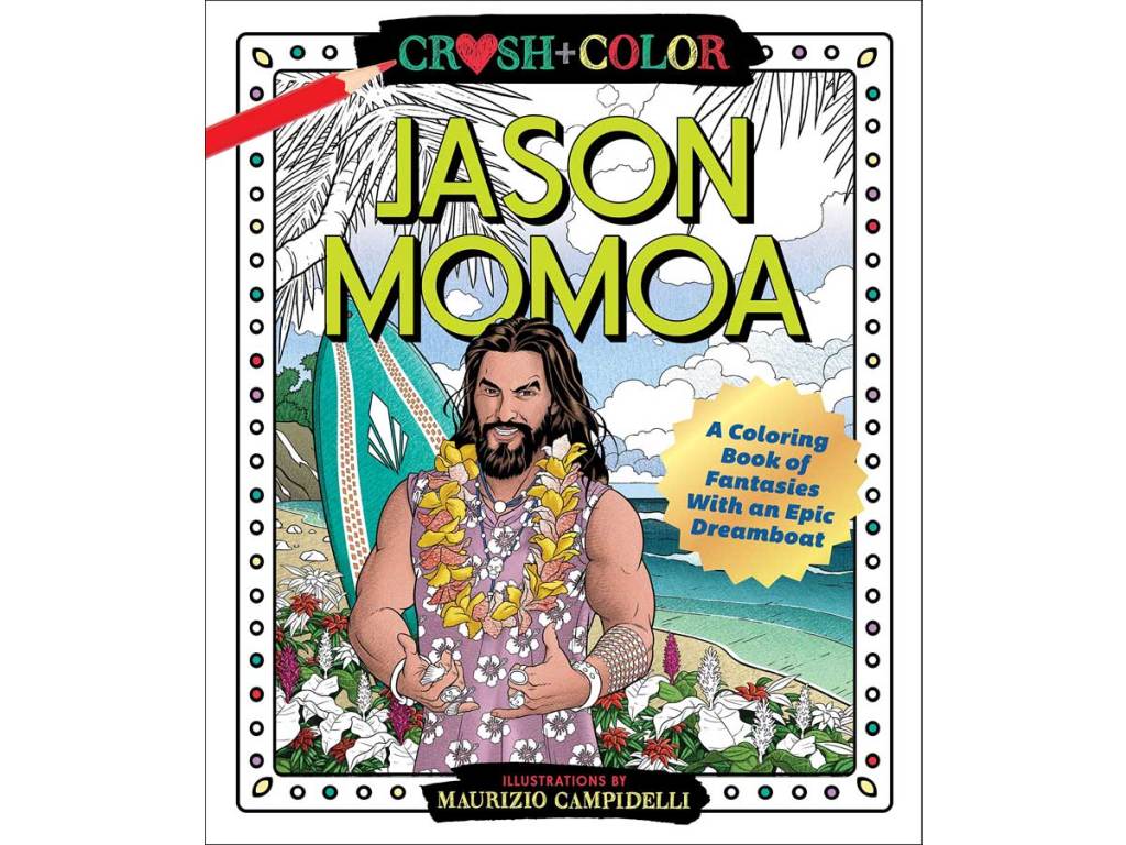 Jason Momoa Coloring Book Only 9 79 On Amazon Or Target