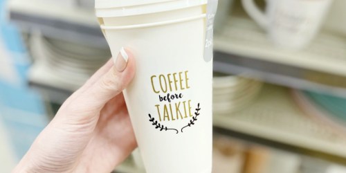 Cute Reusable Coffee Cup 2-Packs Just $1, Insulated Tumblers Only $5 at Dollar General