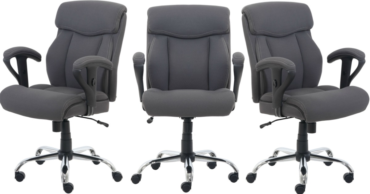 Serta big and best sale tall fabric office chair