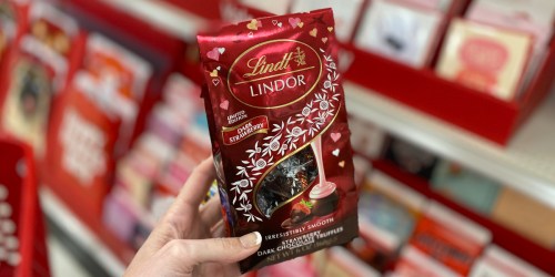 Lindt Releases Dark Strawberry Truffles for Valentine’s Day