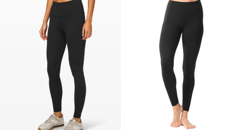 lululemon wunder under leggings compared to amazon reflex by 90 degrees pant