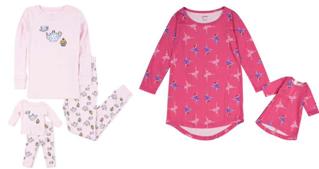 tea pot pajamas and nightgown
