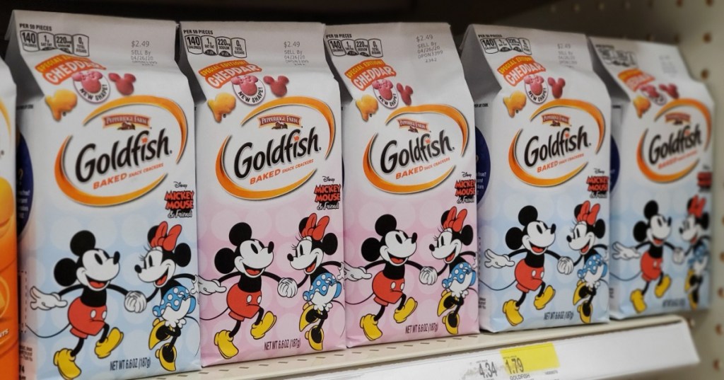 Mickey Mouse Goldfish Crackers Are Back At Target With Minnie Too