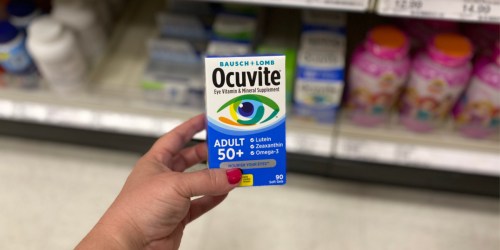 New High-Value $5/1 Ocuvite Coupon = 50% Off Adult Multivitamins at Target