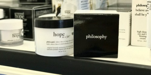 Philosophy Hope in a Jar Face Moisturizer as Low as $23 + Two Free Samples & More