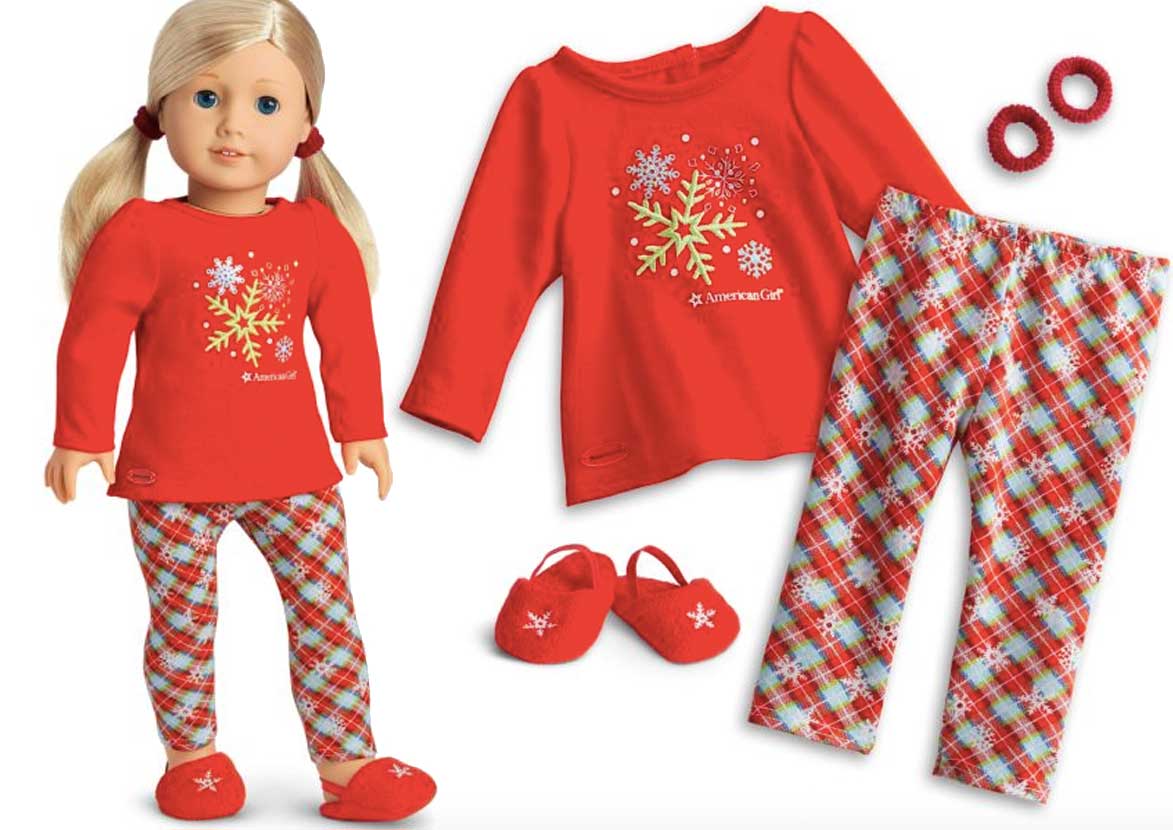 Holiday Dreams Pajamas for 18" Dolls