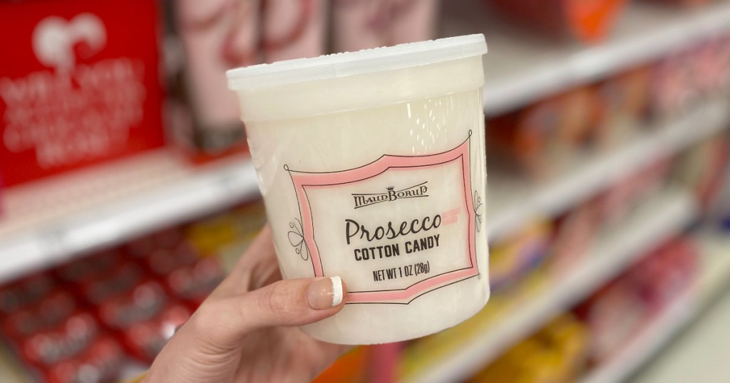 Prosecco flavored cotton candy at Target