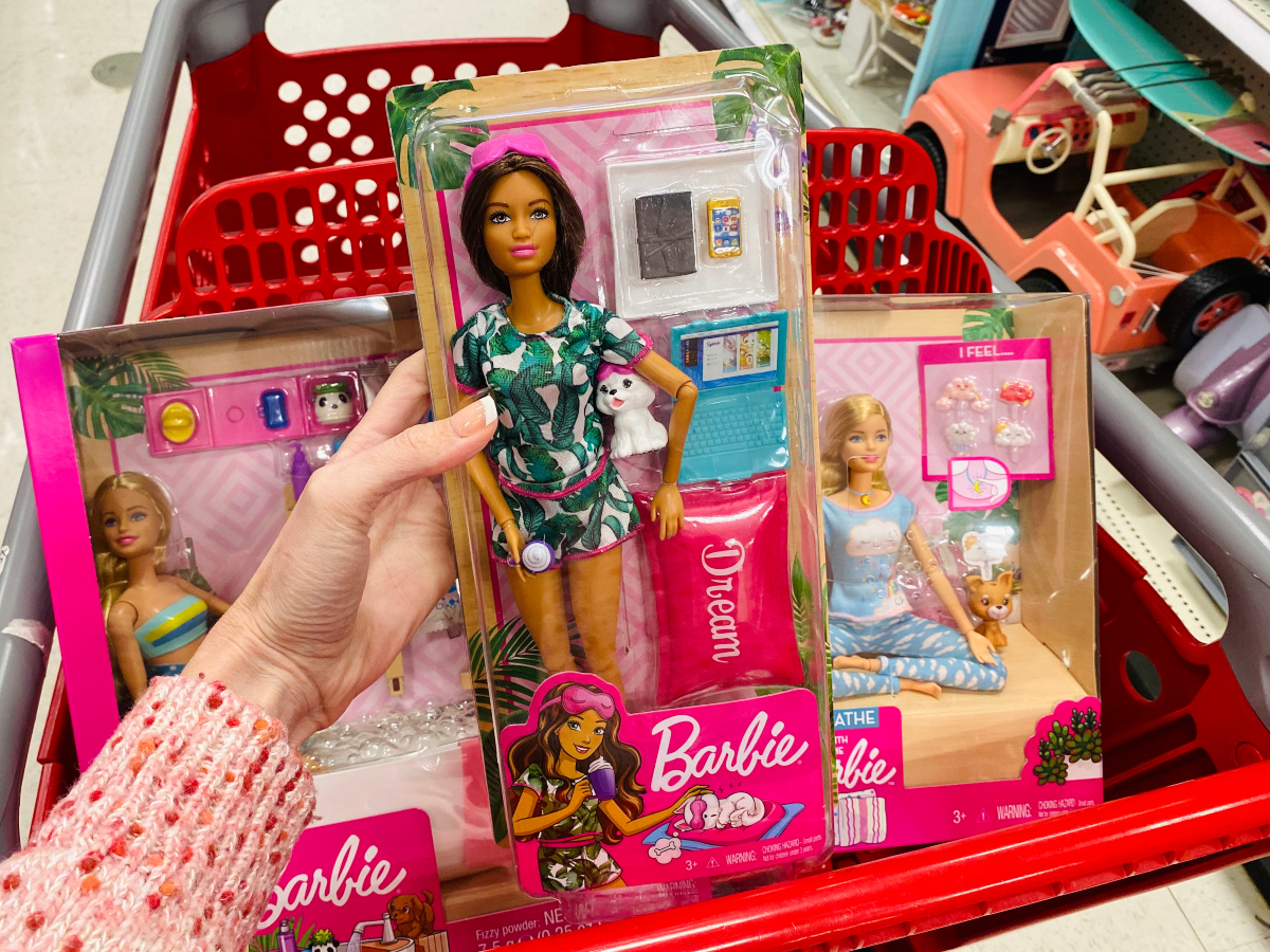 Now at Target New Barbie Dolls Focused on Yoga Wellness Self Care