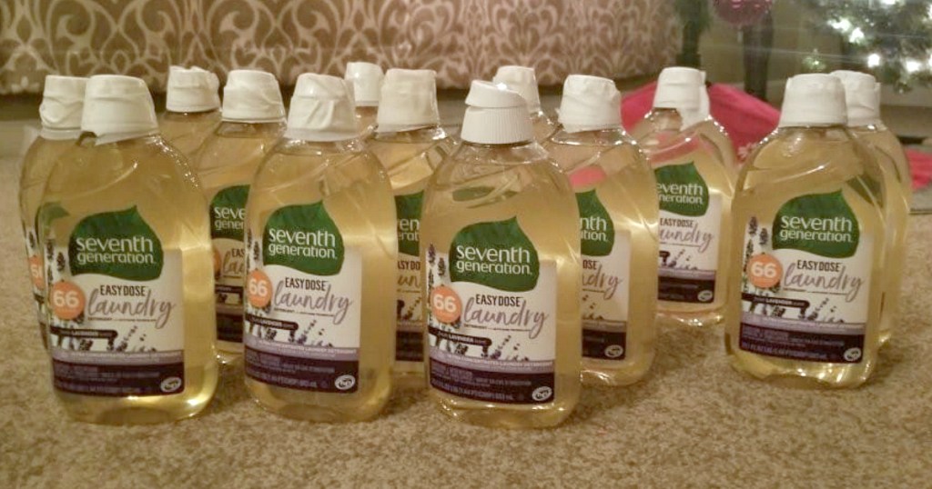 bottles of seventh generation detergent
