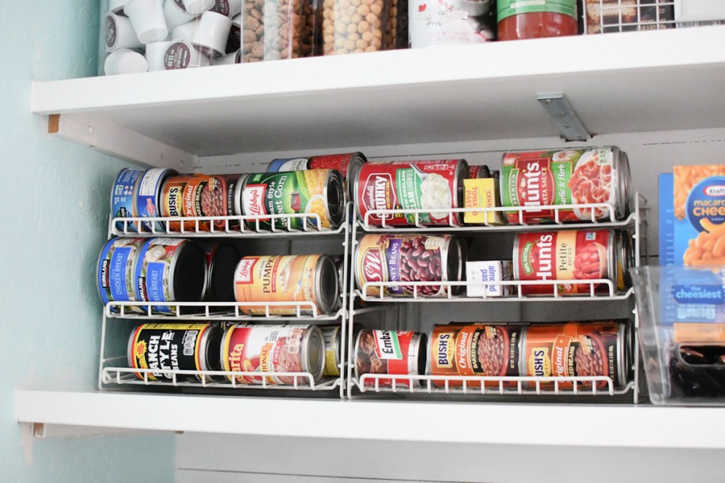 stackable canned food storage