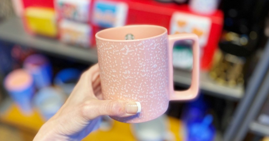 Pink Starbucks mug