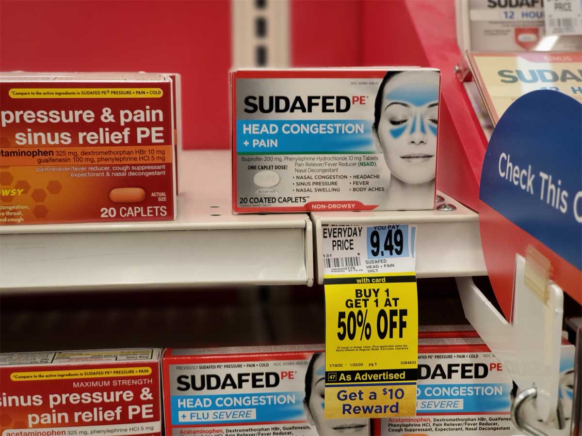 $4 Worth of New Healthcare Coupons = Up to 65% Off Cold Flu Items