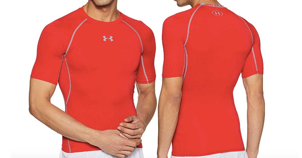 red under armour tshirt