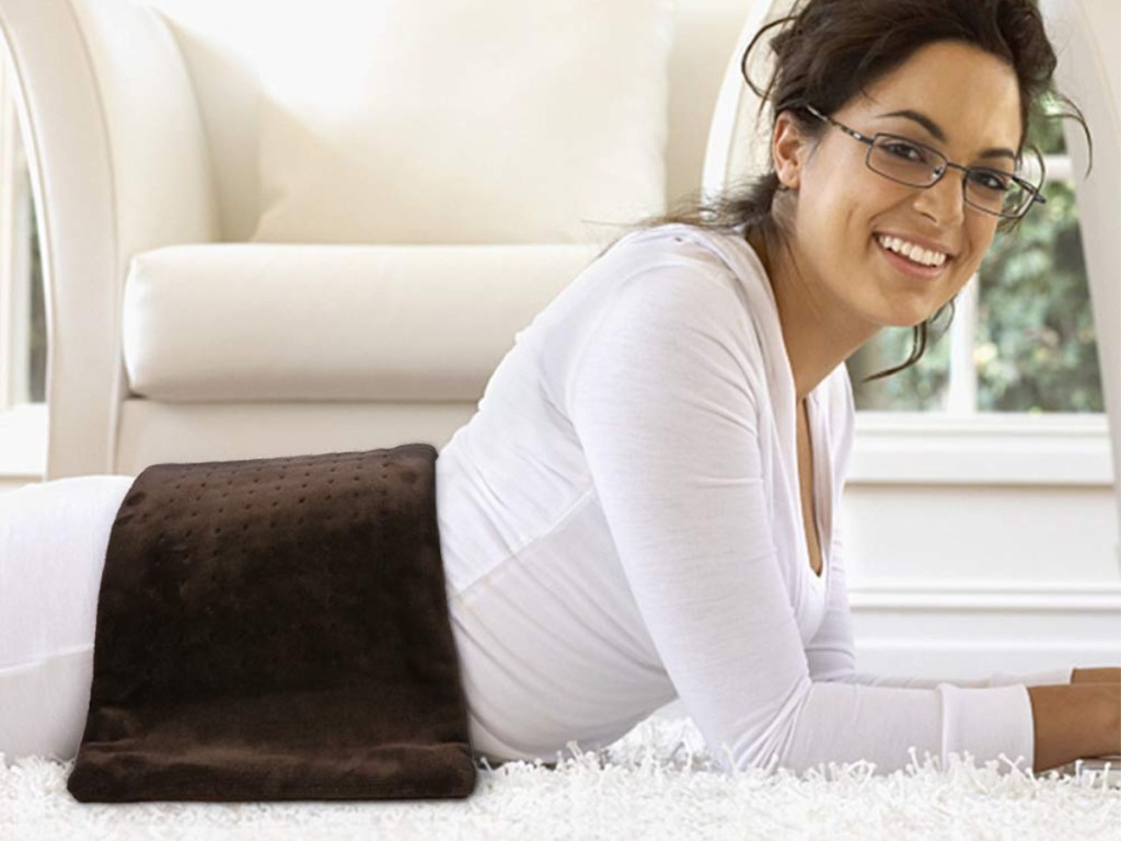 Arealer XL Electric Heating Pad with Fast Heating Only 19.99 Shipped