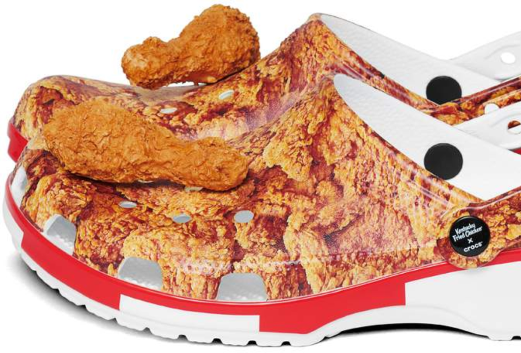 KFC Crocs with chicken Jibbitz