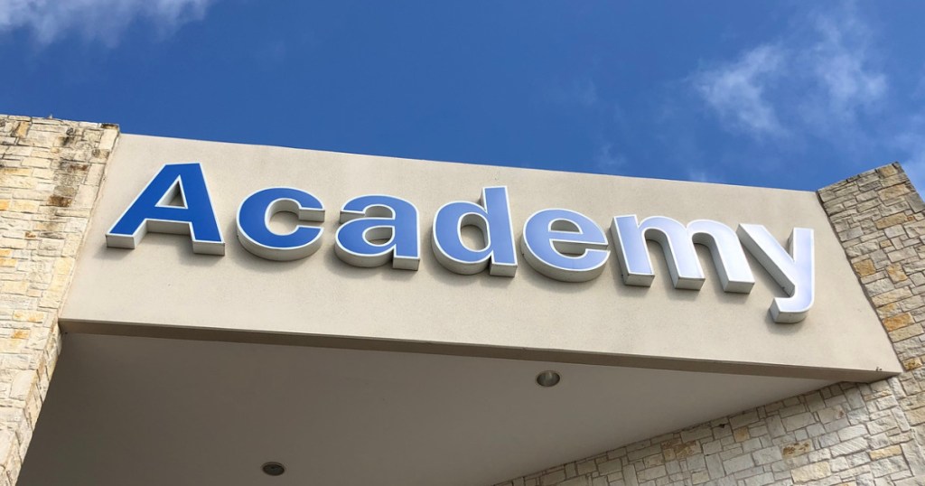Academy Sports Store Front Sign