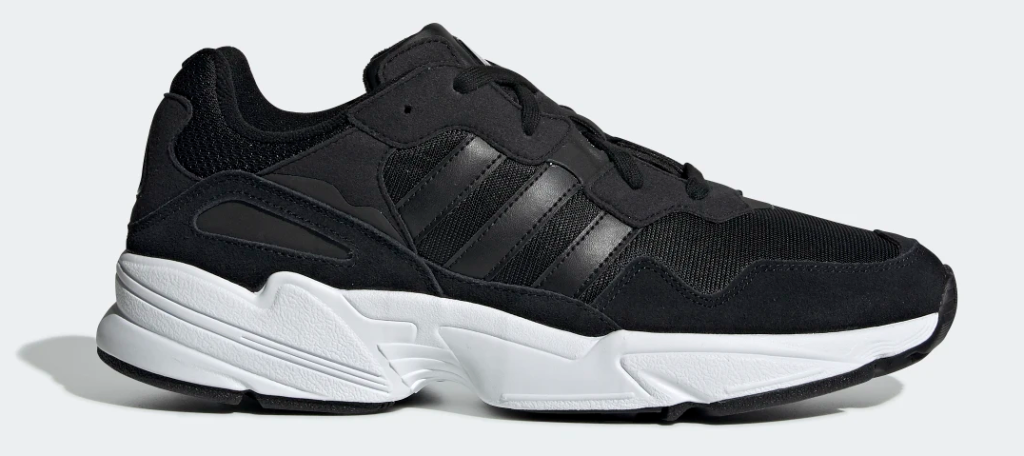 black and white adidas shoe