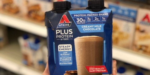 Atkins PLUS Chocolate Protein Shakes 12-Count Only $14.25 or Less Shipped on Amazon