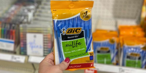 BIC Ballpoint Pens 10-Count Packs as Low as 29¢ at Target