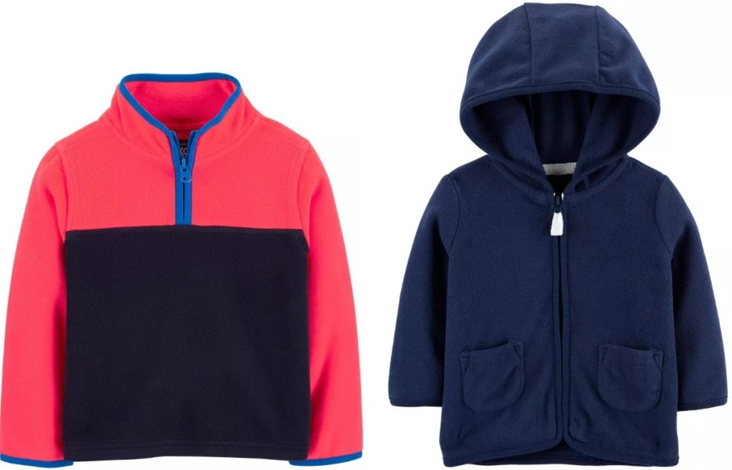 Two styles of baby boys jackets