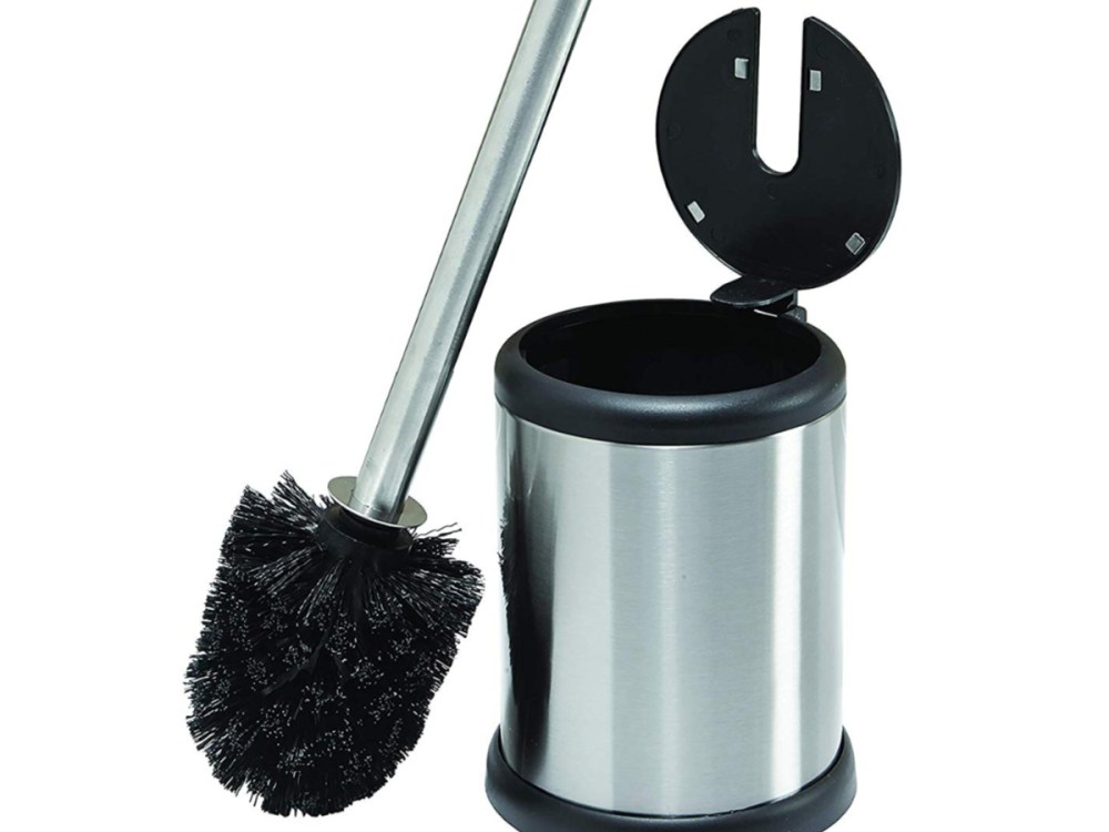 Toilet brush and canister