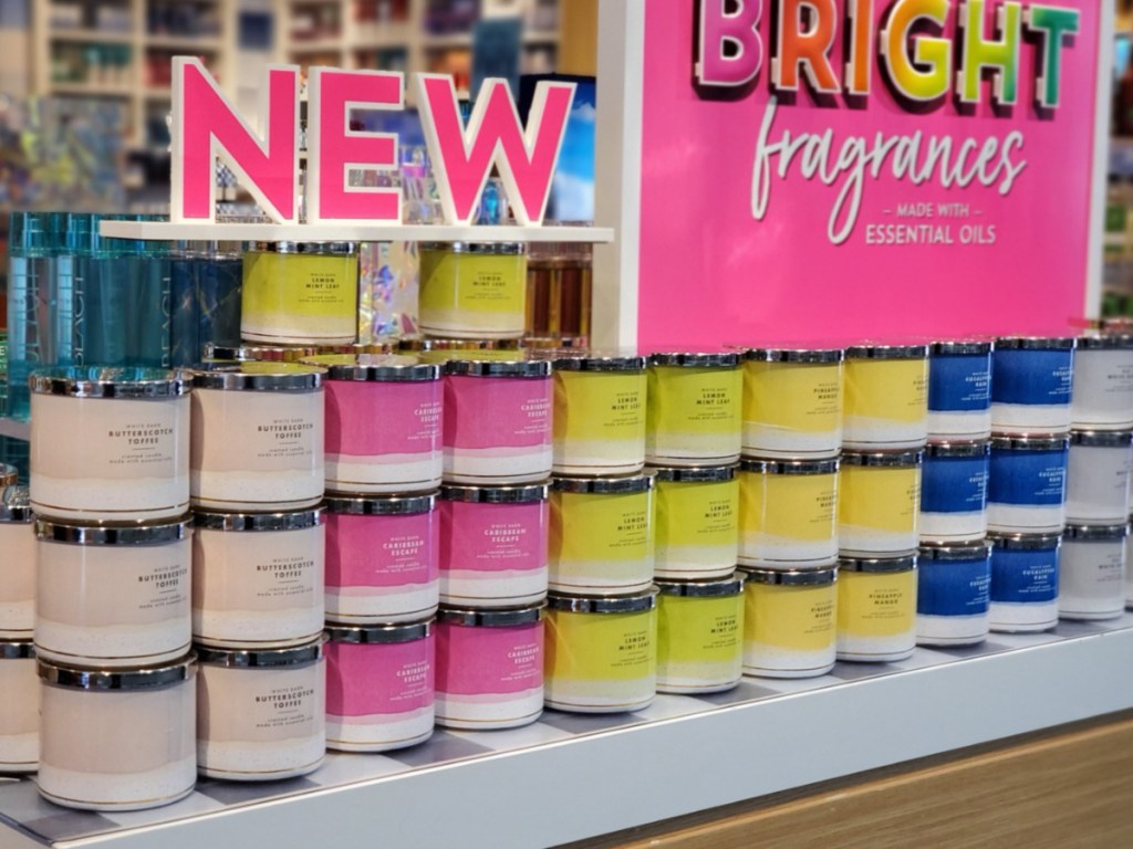 Bath & Body Works 3 Wick Candles in-store