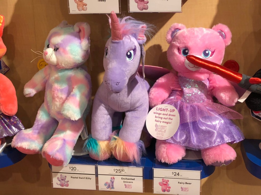 Build A Bear Stuffed Purple Unicorn