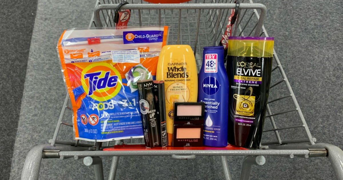 Products in basket at CVS