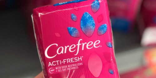Carefree Panty Liners 120-Count Only $3.56 Shipped or Less on Amazon
