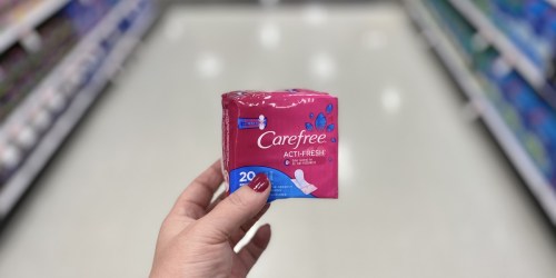 TWO FREE Carefree Panty Liners 20-Count at CVS