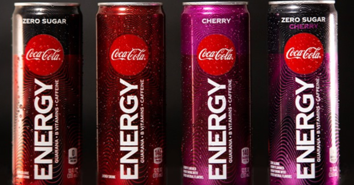 Two FREE CocaCola Energy Drink Samples