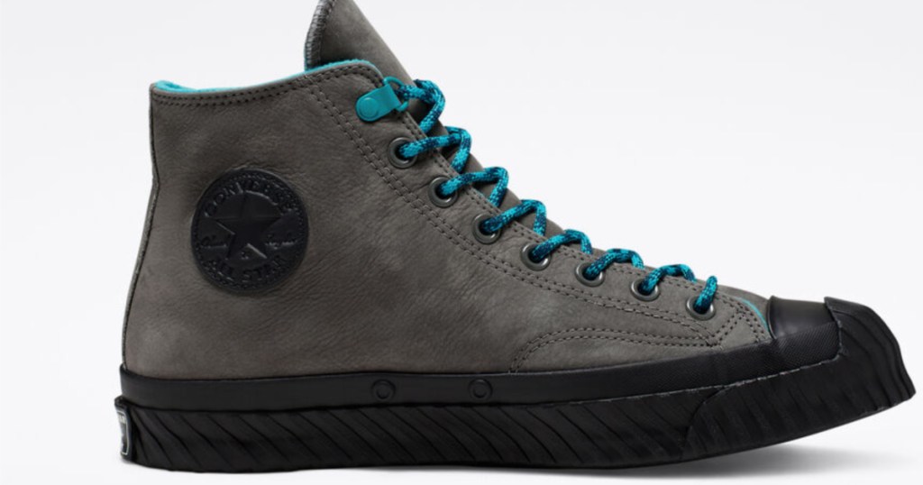 carbon grey and turbo green Bosey Water-Repellent Chuck 70 converse
