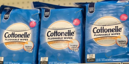 Cottonelle Flushable Wipes 252ct Pack $4.75 Shipped or Less on Amazon (Regularly $10)