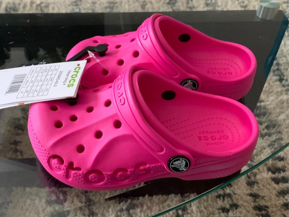 crocs sandals pink