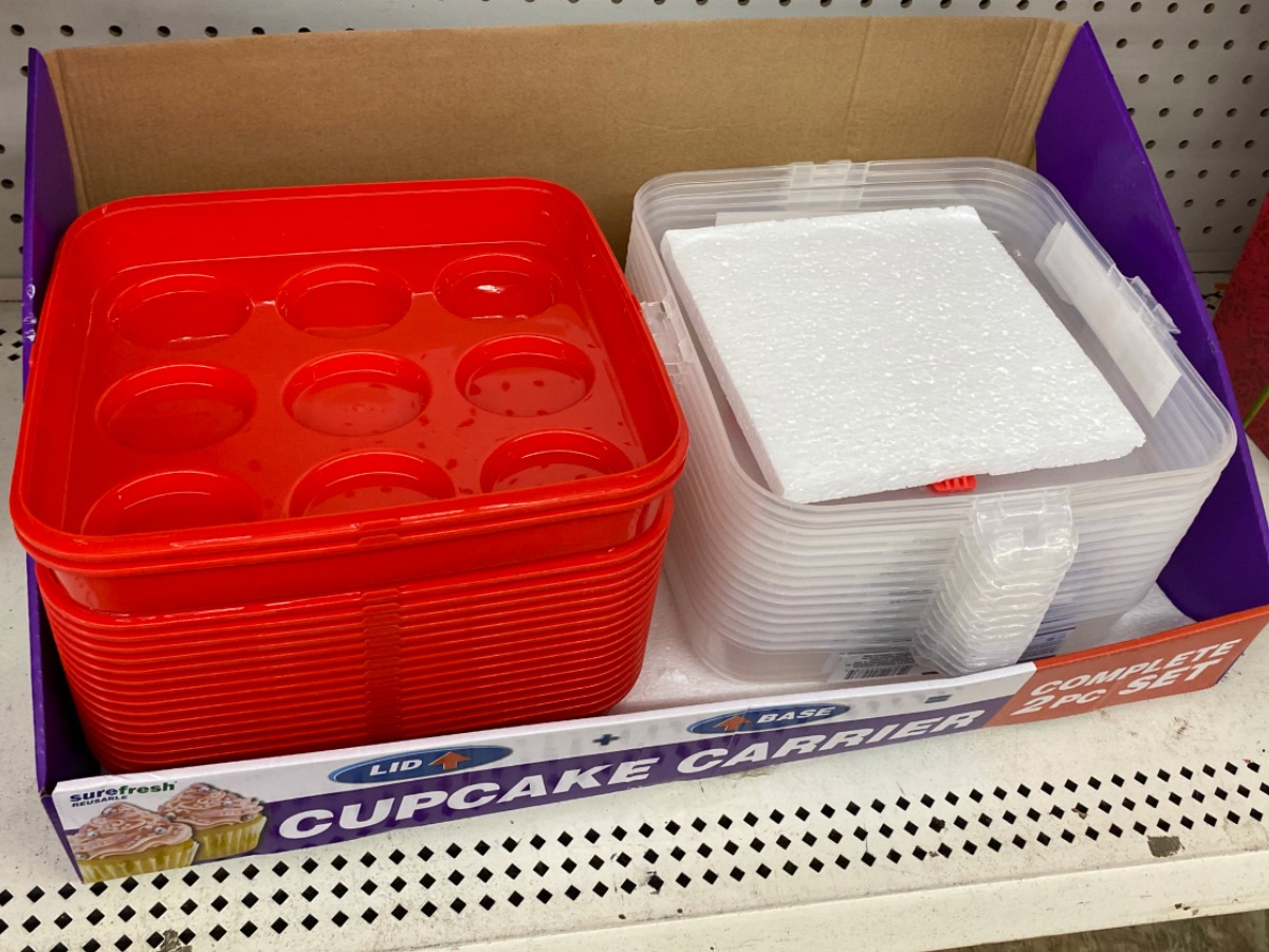 This Cupcake Carrier is Just 1 at Dollar Tree  Hip2Save
