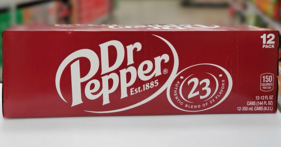 Dr Pepper 12-Packs from $4 Each Shipped on Amazon