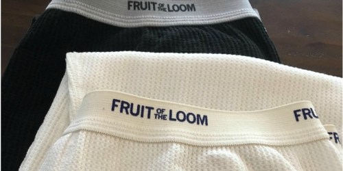Fruit of the Loom Men’s Thermal Bottoms as Low as $3 on Amazon (Regularly $11)
