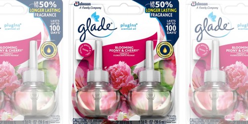 Glade PlugIns Scented Oil Refill 2-Pack $3.77 or Less Shipped on Amazon