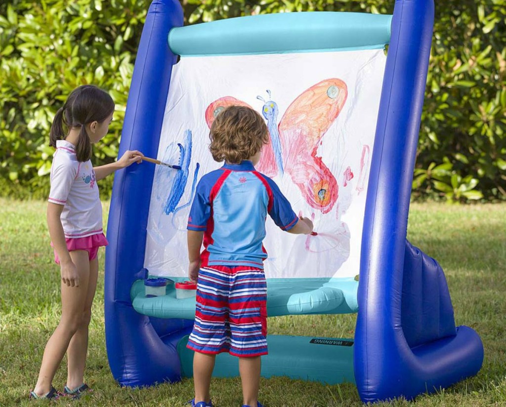 inflatable paint easel